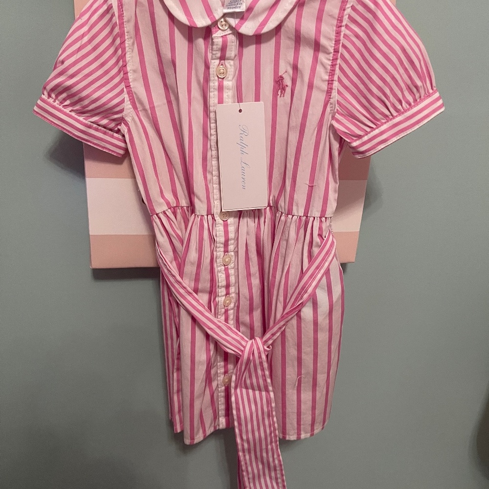 Infant pink Easter dress